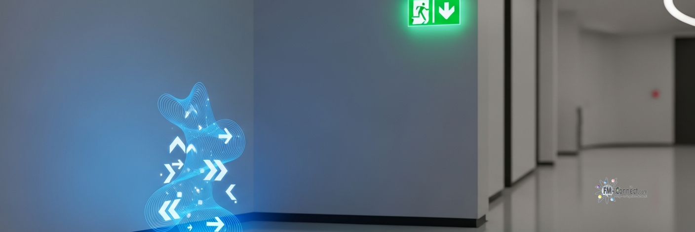 Keine Vermischung von Wegeleitsystem und Sicherheitskennzeichnung