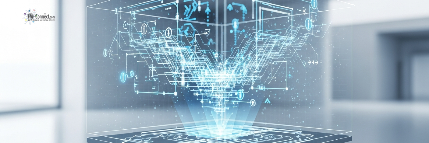 Systemarchitektur und Informationshierarchie im Wegeleitsystem des Facility Managements