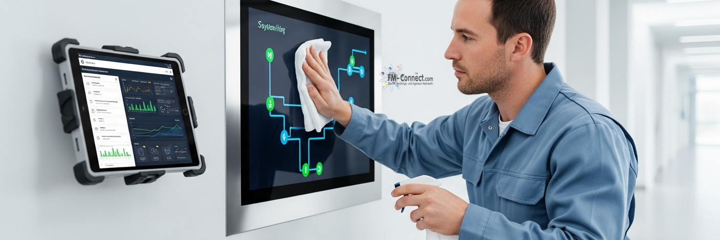 Verwalten und Pflegen von Wegeleitsystemen im laufenden Facility-Management-Betrieb