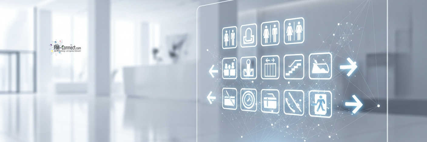 Piktogramme erleichtern Orientierung und Verständlichkeit im Wegeleitsystem