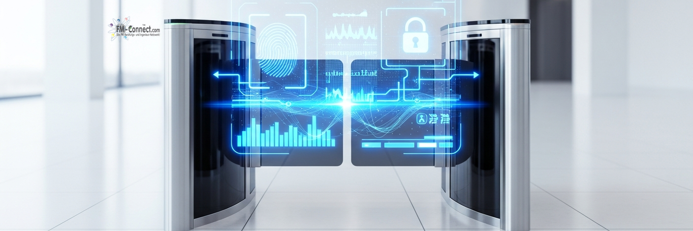 Zutrittslogik steuert Zugang und Berechtigungen im Wegeleitsystem